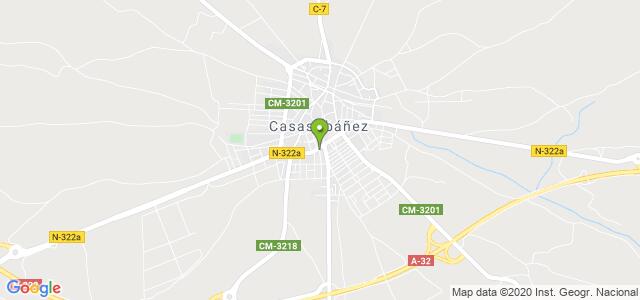 mapa de oficina de correos casas ibanez