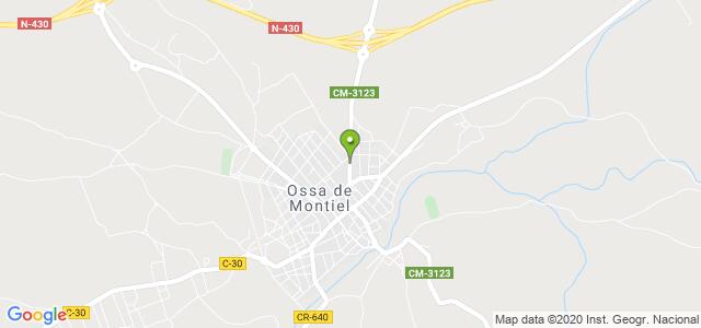 mapa de oficina de correos ossa de montiel