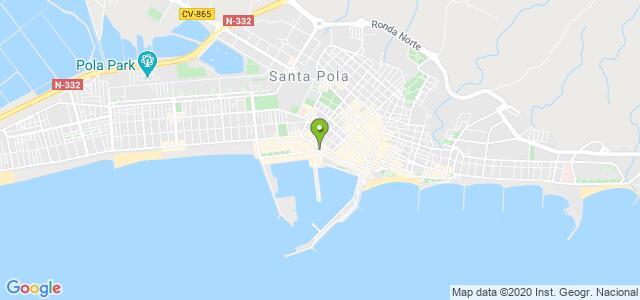 mapa de oficina de correos santa pola