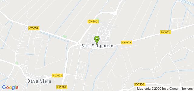 mapa de oficina de correos san fulgencio 1