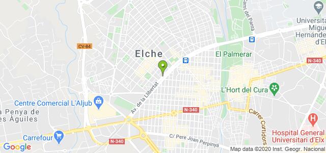 mapa de oficina de correos elche 2