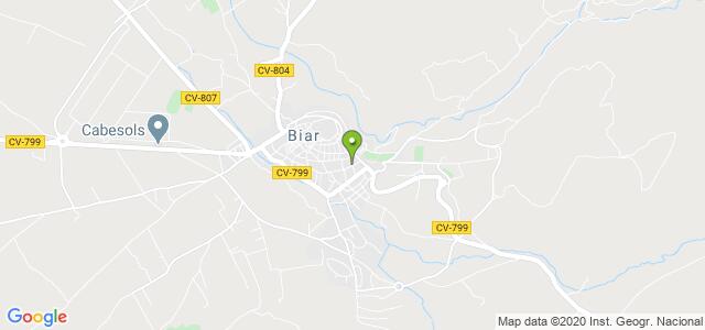 mapa de oficina de correos biar