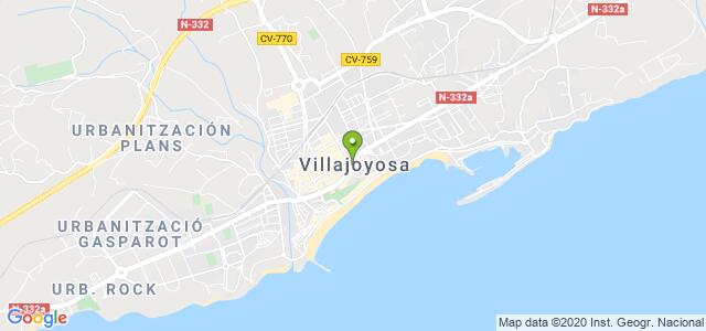 mapa de oficina de correos villajoyosa