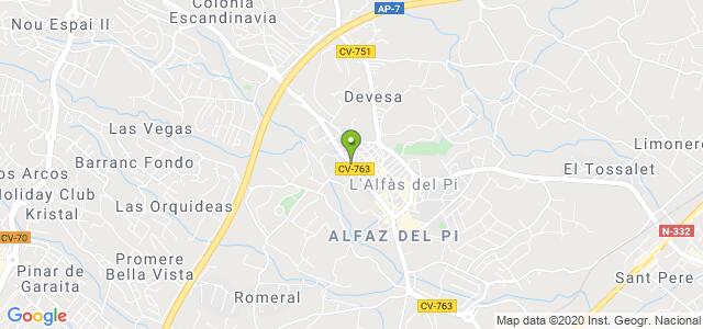 mapa de oficina de correos alfas del pi 2