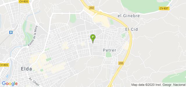 mapa de oficina de correos petrer