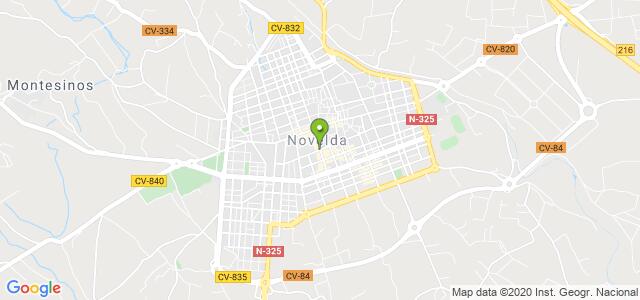 mapa de oficina de correos novelda