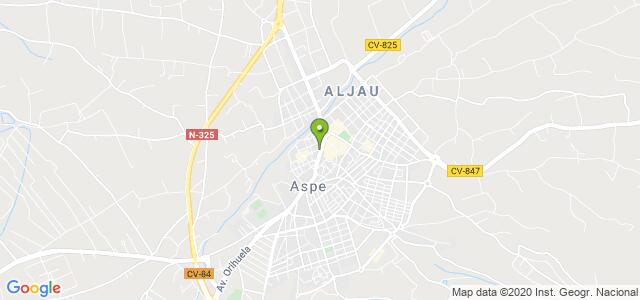 mapa de oficina de correos aspe