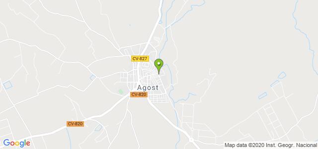 mapa de oficina de correos agost