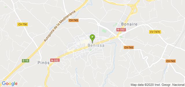 mapa de oficina de correos benissa