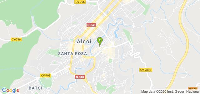 mapa de oficina de correos alcoy