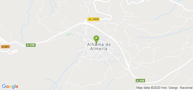 mapa de oficina de correos alhama de almeria