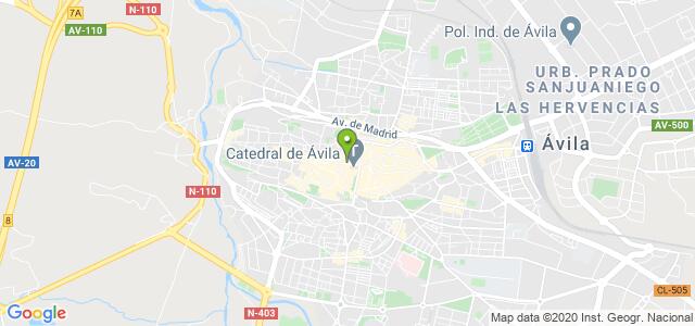 mapa de oficina de correos avila