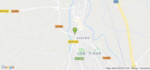mapa de oficina de correos arevalo