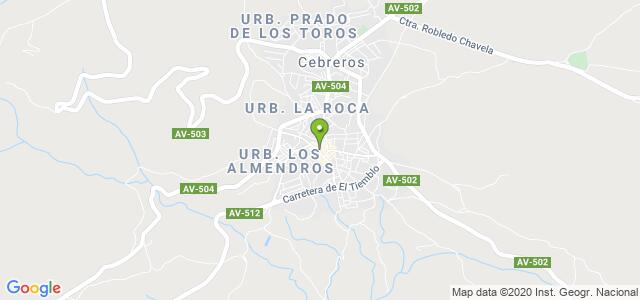 mapa de oficina de correos cebreros