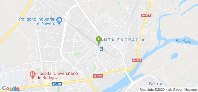mapa de oficina de correos badajoz 2