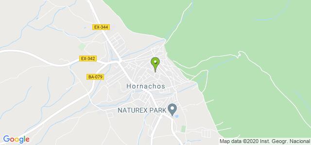 mapa de oficina de correos hornachos