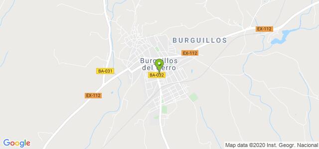 mapa de oficina de correos burguillos del cerro