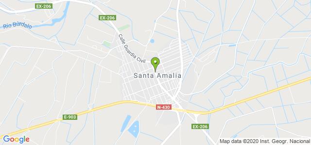 mapa de oficina de correos santa amalia