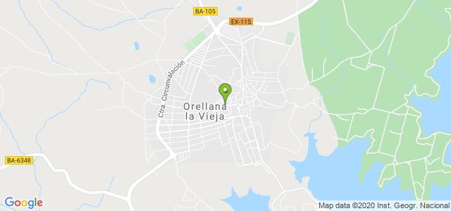 mapa de oficina de correos orellana la vieja