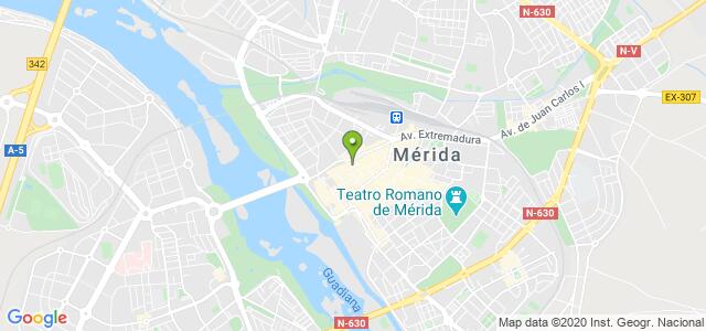 mapa de oficina de correos merida