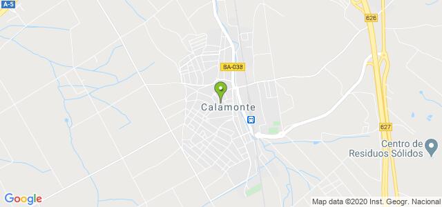 mapa de oficina de correos calamonte