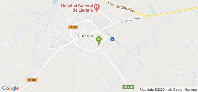 mapa de oficina de correos llerena