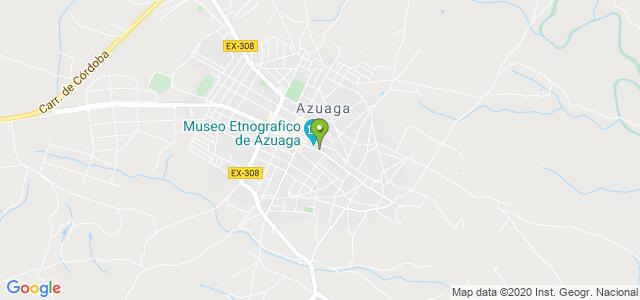 mapa de oficina de correos azuaga