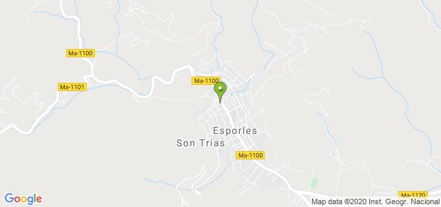 mapa de oficina de correos esporles