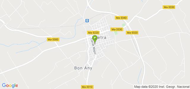 mapa de oficina de correos petra