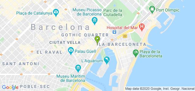mapa de oficina de correos barcelona 1