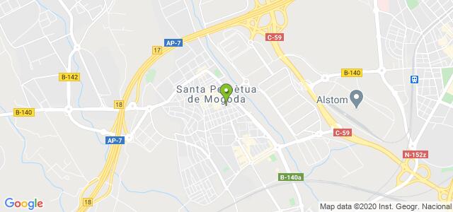 mapa de oficina de correos santa perpetua de mogoda