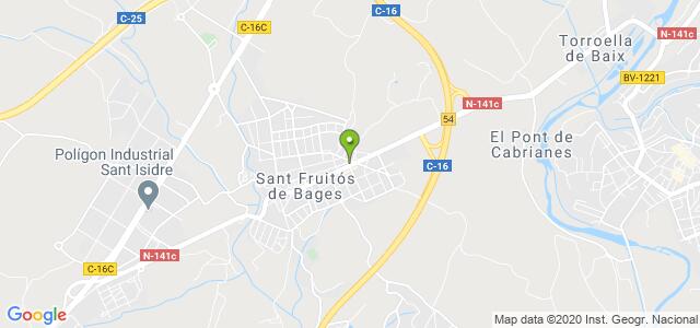 mapa de oficina de correos sant fruitos de bages