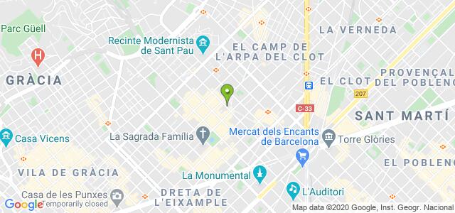 mapa de oficina de correos barcelona 14