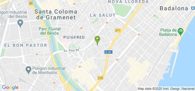 mapa de oficina de correos badalona 2