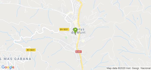 mapa de oficina de correos arenys de munt