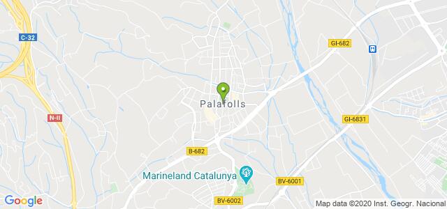 mapa de oficina de correos palafolls