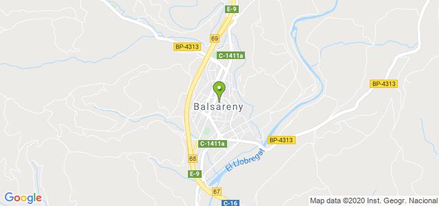 mapa de oficina de correos balsareny