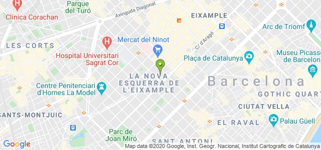 mapa de oficina de correos barcelona 34