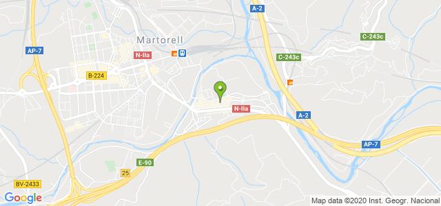 mapa de oficina de correos martorell