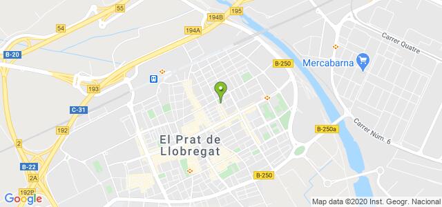 mapa de oficina de correos el prat de llobregat