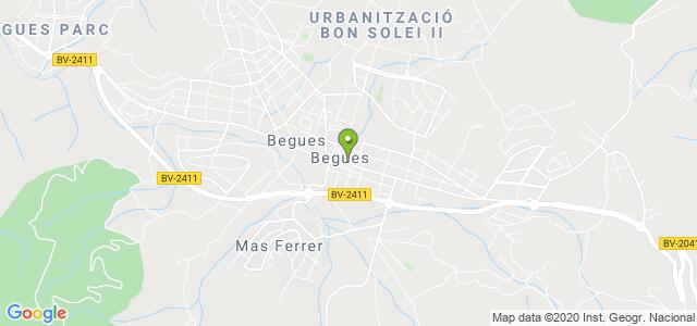 mapa de oficina de correos begues