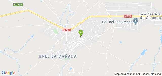 mapa de oficina de correos malpartida de caceres