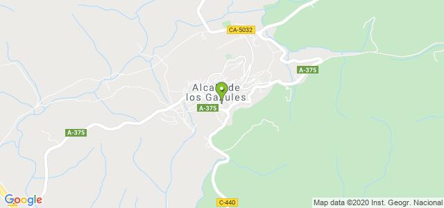 mapa de oficina de correos alcala de los gazules