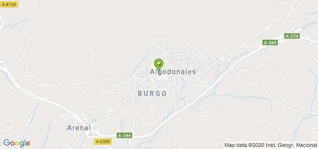 mapa de oficina de correos algodonales