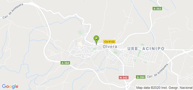 mapa de oficina de correos olvera