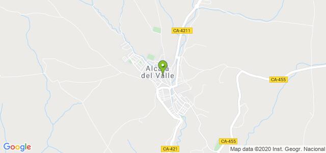 mapa de oficina de correos alcala del valle