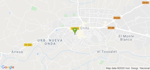 mapa de oficina de correos onda