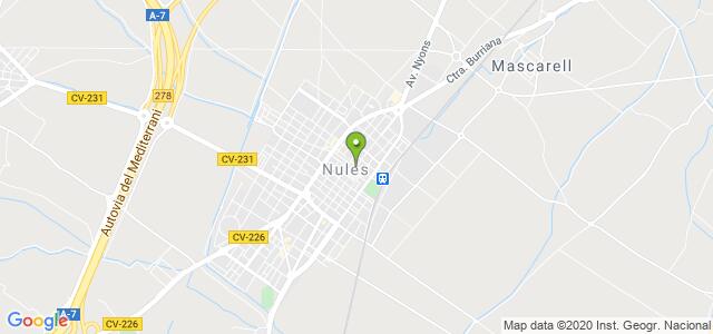 mapa de oficina de correos nules