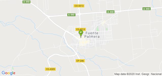 mapa de oficina de correos fuente palmera