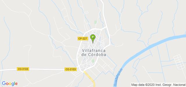 mapa de oficina de correos villafranca de cordoba
